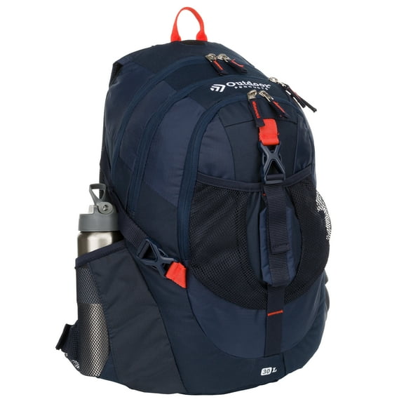 Outdoor Products Vortex 30 L Backpack, Unisex, Blue, Adult,  with Bottle