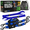 Blue, variant on Rhino USA 2in x 10ft Retractable Ratchet Straps, 2 Pack, 1,000lbs Working Load Limit, 7.3lb Product Weight