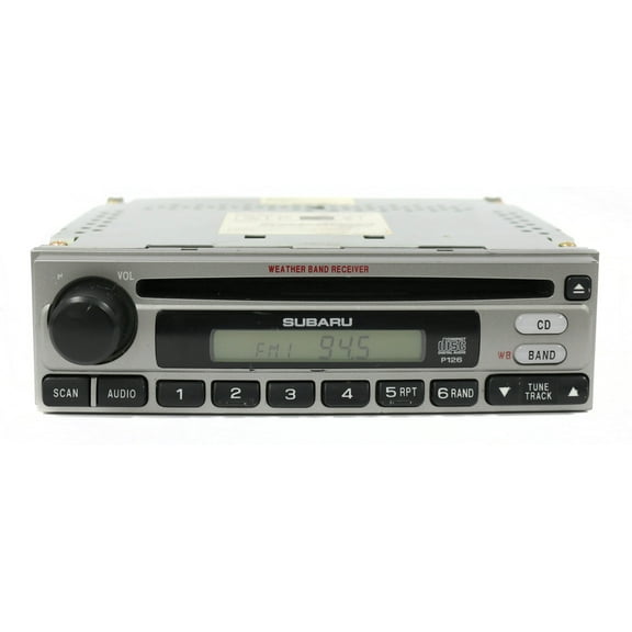 Restored 2003-06 OEM Subaru Forester Radio AM FM CD 86201SA021 Face ID P126 (Refurbished)