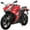 Red, variant on X-Pro Adventure 250 Electronic Fuel Injection Gas Motorcycle with 6-Speed Manual Transmission, Electric Start! 17" Wheels! Assembled In Crate!