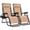 Beige, variant on Best Choice Products Set of 2 Zero Gravity Lounge Chair Recliners for Patio, Pool w/ Cup Holder Tray - Gray