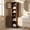 Dark Brown, variant on Lofka 67”H Tall Bathroom Storage Cabinet with Adjustable Shelves, Narrow Tall Linen Tower  with Two-Way Doors, Dark Brown