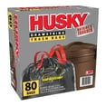 thumbnail image 2 of Husky 30 Gallon Large Drawstring Trash Bags, 80 Bags, 2 of 8
