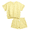 Yellow, variant on Girls' French Terry Coverup Set, Sizes 4-16