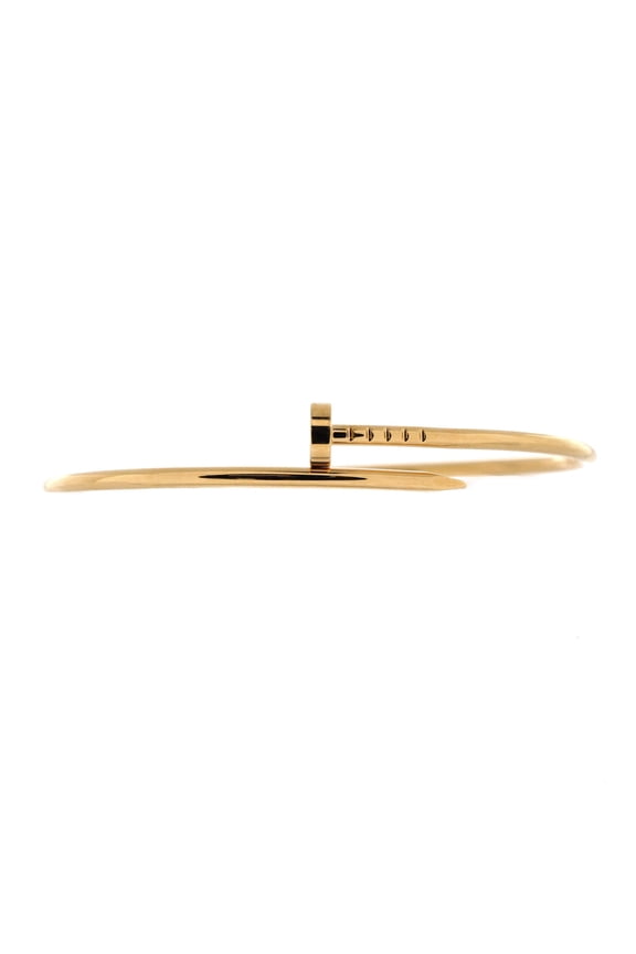 Pre-Owned Cartier Juste un Clou Bracelet 18K Yellow Gold Small By Rebag