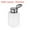 White, variant on Uxcell Solvent Alcohol Dispensers 180ml(6oz) Push Down Liquid Dispenser Pump w Stainless Steel Lid, White