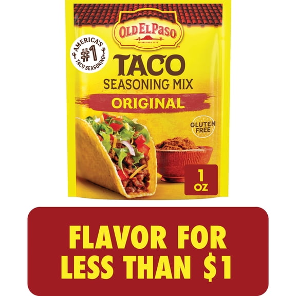 Old El Paso Taco Seasoning Mix, Original Flavor, 1 oz.