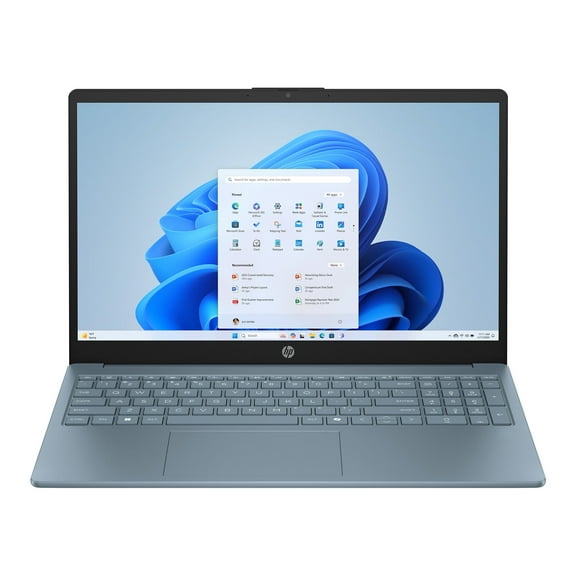Open Box HP 15-fd0082wm 15.6" HD N200 1GHz Integrated Intel Graphics 4GB RAM 128GB SSD Win 11 Home Blue