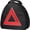 Black Triangular Bag, variant on Thrive | Car Emergency Tool Kit with Jumper Cables + First Aid Kit | 104 Piece Auto Safety Accessory Bag for Roadside Vehicle Assistance | For Teens & Adults | Red Case