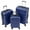 Blue 3-Pack, variant on Alvantor 20-28 inch Luggage, Expandable Hardside Suitcase with Spinner Wheels, Blue,Black