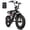 Black, variant on 5TH WHEEL LB16 Peak 1500W Electric Bike for Adults,48V 14.5Ah Removable Battery,20" × 4 Fat Tire E-Mountain Bikes,Front Suspension,7-Speed,UL2849