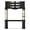 Black, variant on Primy 12.5 FT Telescoping Ladder, Aluminum One-button Retraction Collapsible Extension Ladder, 330 LBS Capacity with Non-slip Feet, Portable Multi-purpose Compact Ladder for Home, RV, Loft
