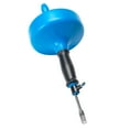 thumbnail image 3 of Plumb Craft 1/4 in. x 15 ft. Handheld Drain Snake Auger with Plastic Drum and Cable, Manual Crank, 3 of 14