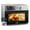 Silver, variant on Kitchen in the Box 32QT Digital Air Fryer Toaster Oven Combo, 21-in-1 Convection Oven with Rotisserie & Dehydrate, Family-Size Countertop Oven with 6 Accessories, 1800W, Black