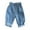 Blue, variant on Baby Boys Girls Jeans Casual High Waisted Pant Straight Denim Jean Trousers Versatile Dailywear, Blue, 3-6 Months