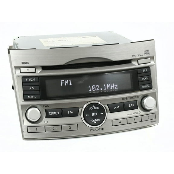 Restored 2010-2012 Subaru Legacy AM FM Radio mp3 Single Disc CD Player 86201AJ64A PE645U1 (Refurbished)