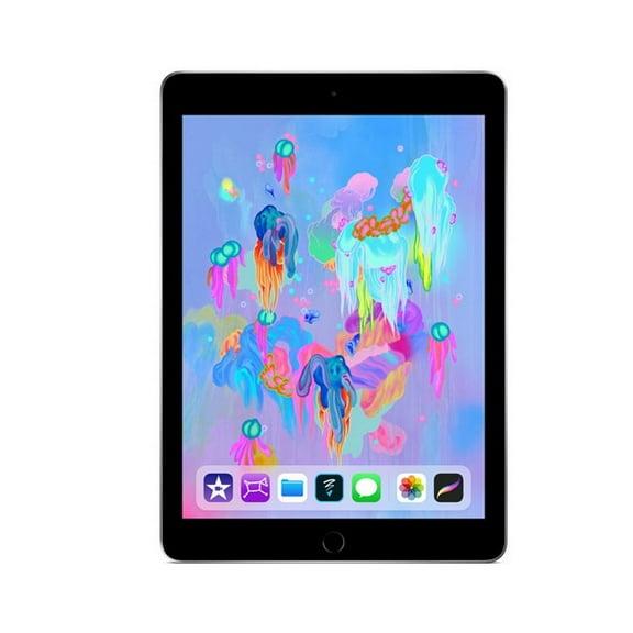 Restored 2018 Apple iPad Wi Fi 32 GB Space Gray (6th Generation) (Refurbished)