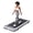 Silver, variant on JIOABL Compact Treadmill Under-Desk Walking Pad, Quiet & Portable Exercise Workout Fitness Machine for Home Office Small Spaces, Silver