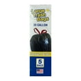 thumbnail image 3 of Basic Large Trash Bags, 30 Gallon, 5 Bags (Drawstring), 3 of 6