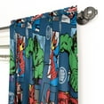 thumbnail image 3 of Marvel Avengers Fighting Team 2 Panels Drapes Set - 63 Inch Long -Kids Room Decor, 3 of 5