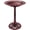 Cherry Red, variant on Best Choice Products Outdoor Rustic Pedestal Bird Bath Accent for Garden, Yard w/ Fleur-de-Lis Accents - Green