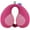 Pink, variant on Chin Supporting Travel Neck Pillow , Portable Soft Foam U-Shaped Neck Pillow in the Car seat, Airplane or Pram, Blue