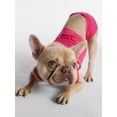 thumbnail image 3 of Hot Dog Summer By Megan Thee Stallion Bubblegum Barkini Dog Bikini, Pink, Small, 3 of 6