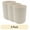 Beige, variant on Mainstays 1.64 Gallon Ribbed Plastic Trash Can, Green