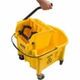 thumbnail image 3 of Genuine Joe GJO60466 Splash Guard Mop Bucket and Wringer, 6.5 Gallon Capacity, Yellow, Plastic,, 3 of 12