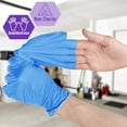 thumbnail image 2 of MED PRIDE Nitrile Vinyl Gloves – Non Latex Gloves, Powder-Free, Rubber-Free Disposable Medical Gloves for Cleaning, Cooking & Exams, Medium, 100-Pack, 2 of 5