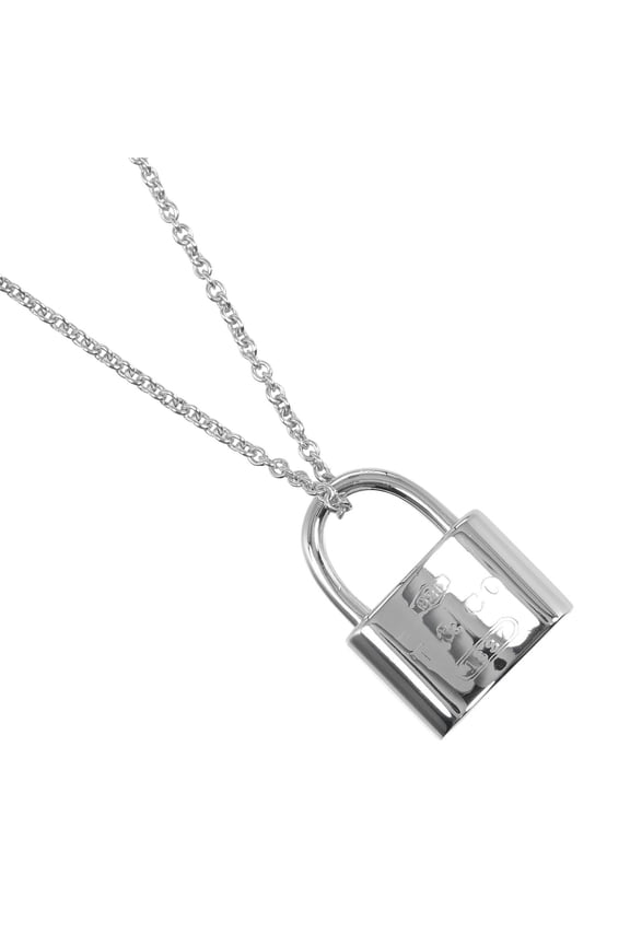 Pre-Owned Tiffany & Co. 1837 Cadena Lock Necklace in Sterling Silver, 925, for Women (Good)