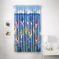 thumbnail image 2 of Baby Shark Kids Window Curtain Set, Set of 2 Panels, 63" Length, 2 of 4