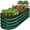Dark Green, variant on Best Choice Products 4x2x1ft Outdoor Raised Metal Oval Garden Bed, Planter Box for Vegetables, Flowers - Charcoal