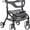 Multi-color, variant on Drive Medical Nitro Sprint Rollator Rolling Walker, Hemi Height, Black