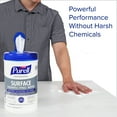 thumbnail image 2 of PURELL® Professional Surface Disinfecting Wipes, Citrus Scent, 110 Count Canister, 7"x 8" Wipes, Pack of 6 Canisters, 2 of 9