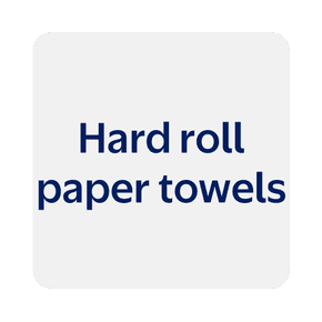 Hard roll paper towels