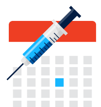 Schedule a vaccine. Stay protected against the flu, COVID-19 and more. Schedule.