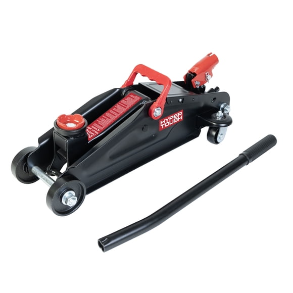 Hyper Tough T82011W Trolley Jack, Work for Sedan and Coupe, 2 Ton Black
