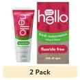 thumbnail interactive-video image 1 of (2 pack) hello Fresh Watermelon Fluoride Free Kids Toothpaste, 4.2 Oz Tube, 1 of 27