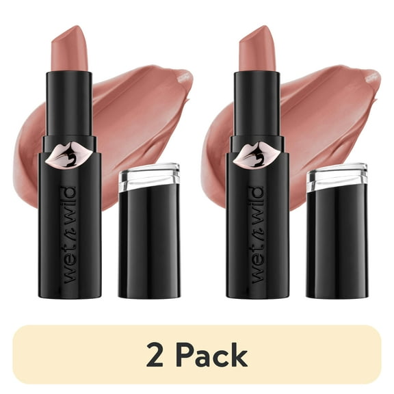 (2 pack) wet n wild Mega Last Matte Lip Color - Nude