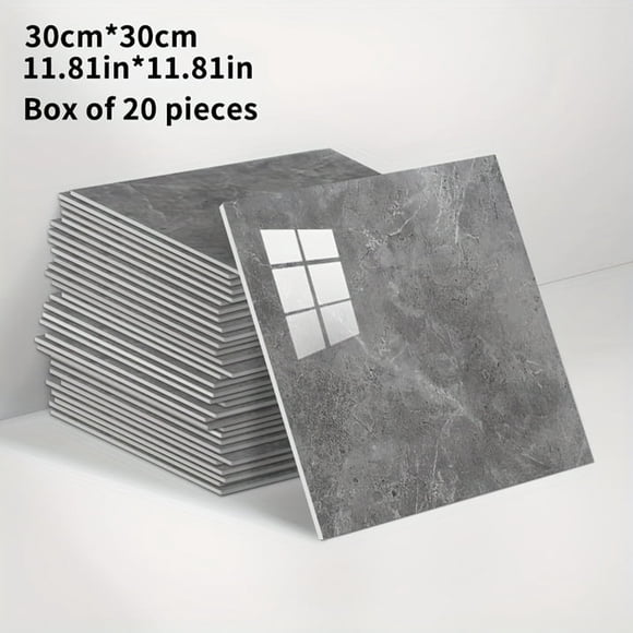 20/50PCS 3D Marble Peel and Stick Wall Panels – Thickened Foam Wallpaper Tiles, Waterproof & Easy to Clean for Bathroom, Kitchen, Living Room, Bedroom Renovation