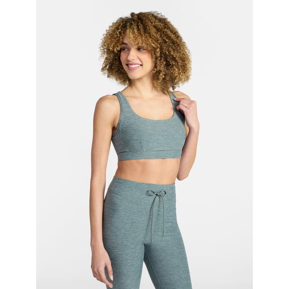 Athletic Works Women's ButterCore Sports Bra, Sizes XS-XXXL