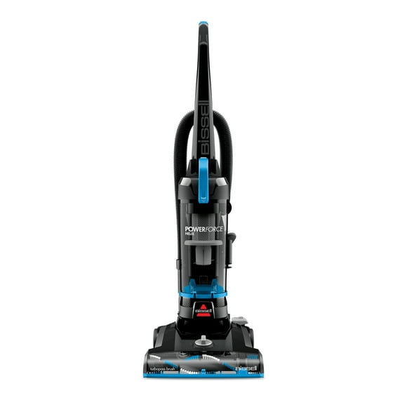BISSELL PowerForce Helix, Bagless, Upright Vacuum, Pet Friendly, Scatter-Free Technology, Helix Dirt Separation System, Lightweight, 3313, Blue & Black