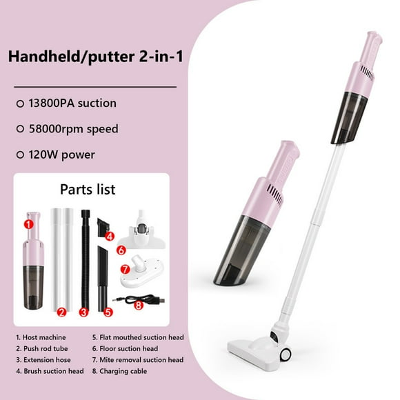 BZPIZ Floor Care Savings Cordless Stick Vacuum Cleaner Lightweight and Quiet, Powerful Handheld Vacuum for Hard Floor Carpet with Attachments for Household Sofa Bedroom