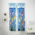 thumbnail image 1 of Baby Shark Kids Window Curtain Set, Set of 2 Panels, 63" Length, 1 of 4