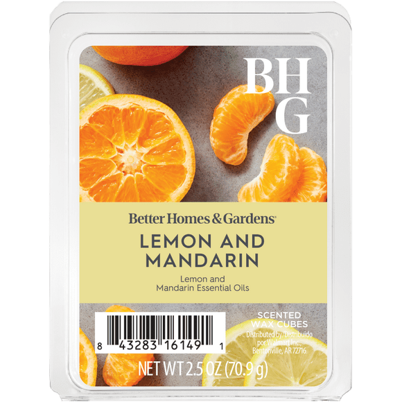 Better Homes & Gardens Lemon & Mandarin Scented Wax Melts, 2.5 oz