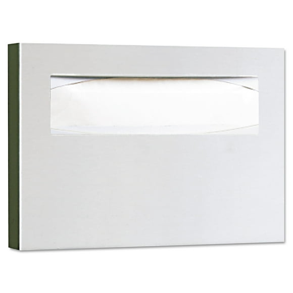 Bobrick Stainless Steel Toilet Seat Cover Dispenser, 15 3/4 x 2 x 11, Satin Finish