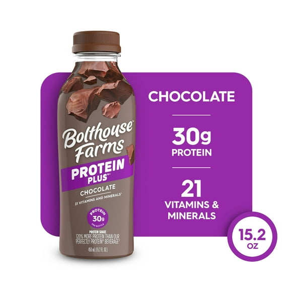 Bolthouse Farms Protein Plus Chocolate Shake, 15.2 fl. oz. Bottle