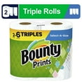 thumbnail image 1 of Bounty Paper Towels Select-a-Size, 2 Triple Rolls, Print, 1 of 11