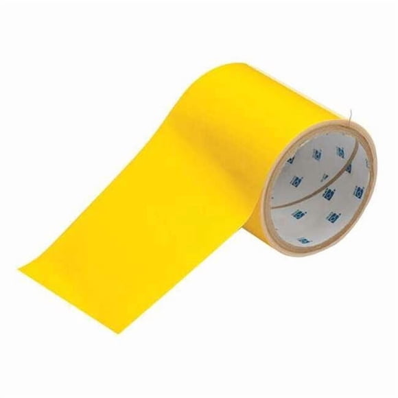 Brady 104372 FLOOR MARKING TAPE - 4INYELLOW TOUGHSTRIPE